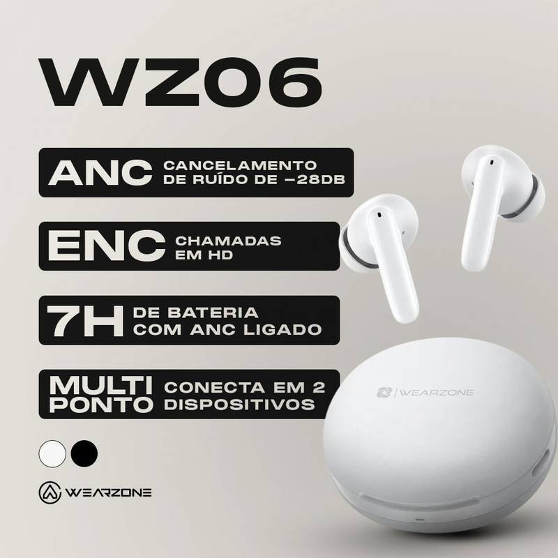 TWS WZ06 | WEARZONE | ANC| ENC| MULTI- POINT