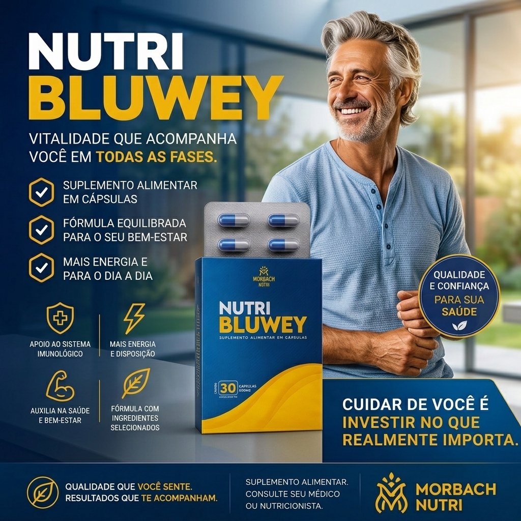 Suplemento Alimentar NUTRI BLUWEY