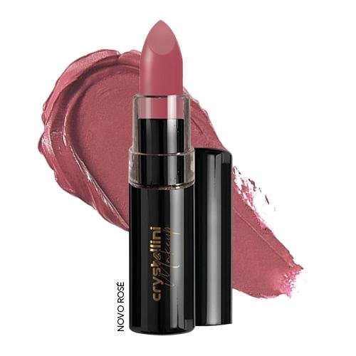 Batom Matte Novo Rosé Crystallini