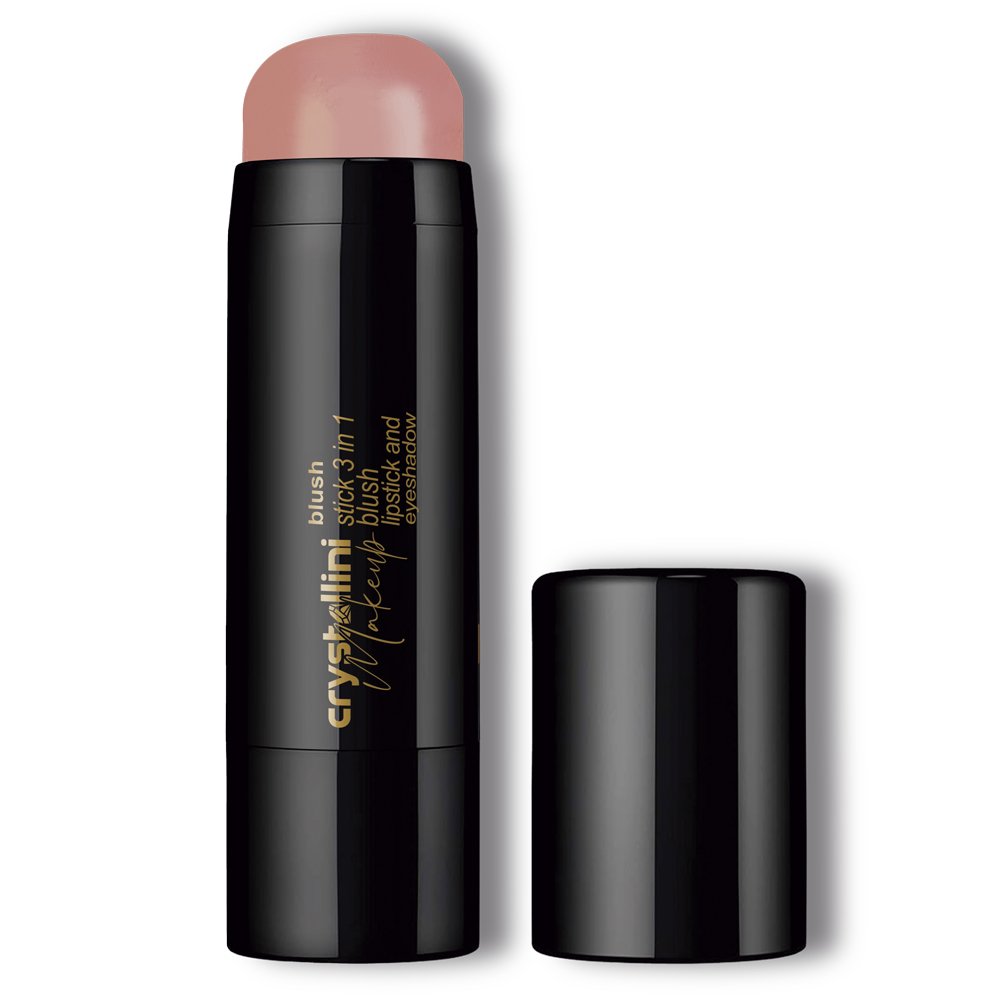 Crystallini Blush Multifuncional em Bastão 3 em 1 PLUM ROSE 7g