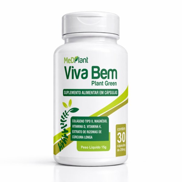 Viva Bem Plant Green 30Cps 500mg MedPlant
