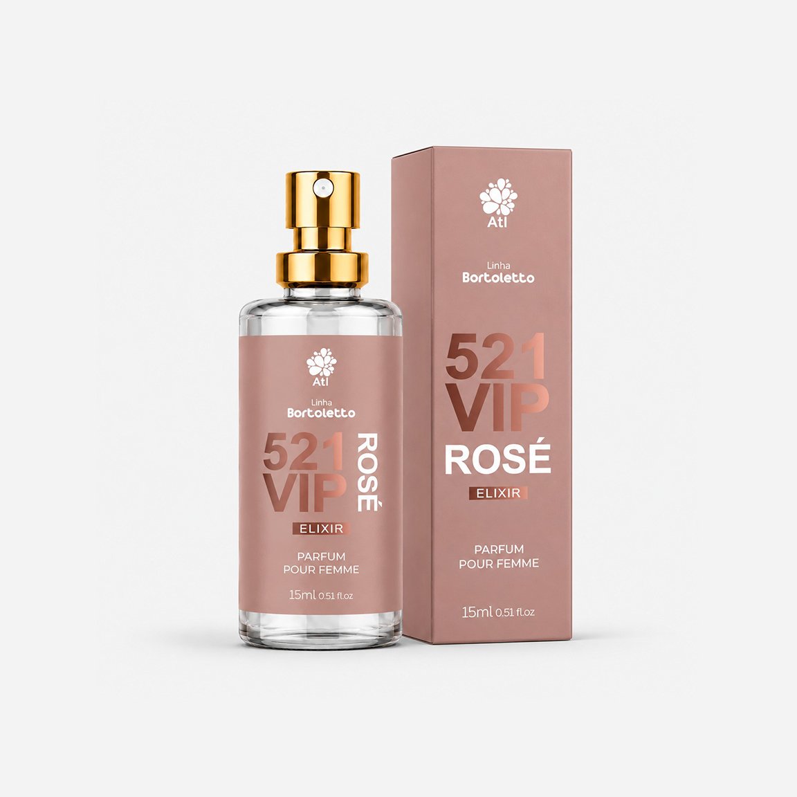 Bortoleto Fragrância 521 Vip Rose Elixir 15ml