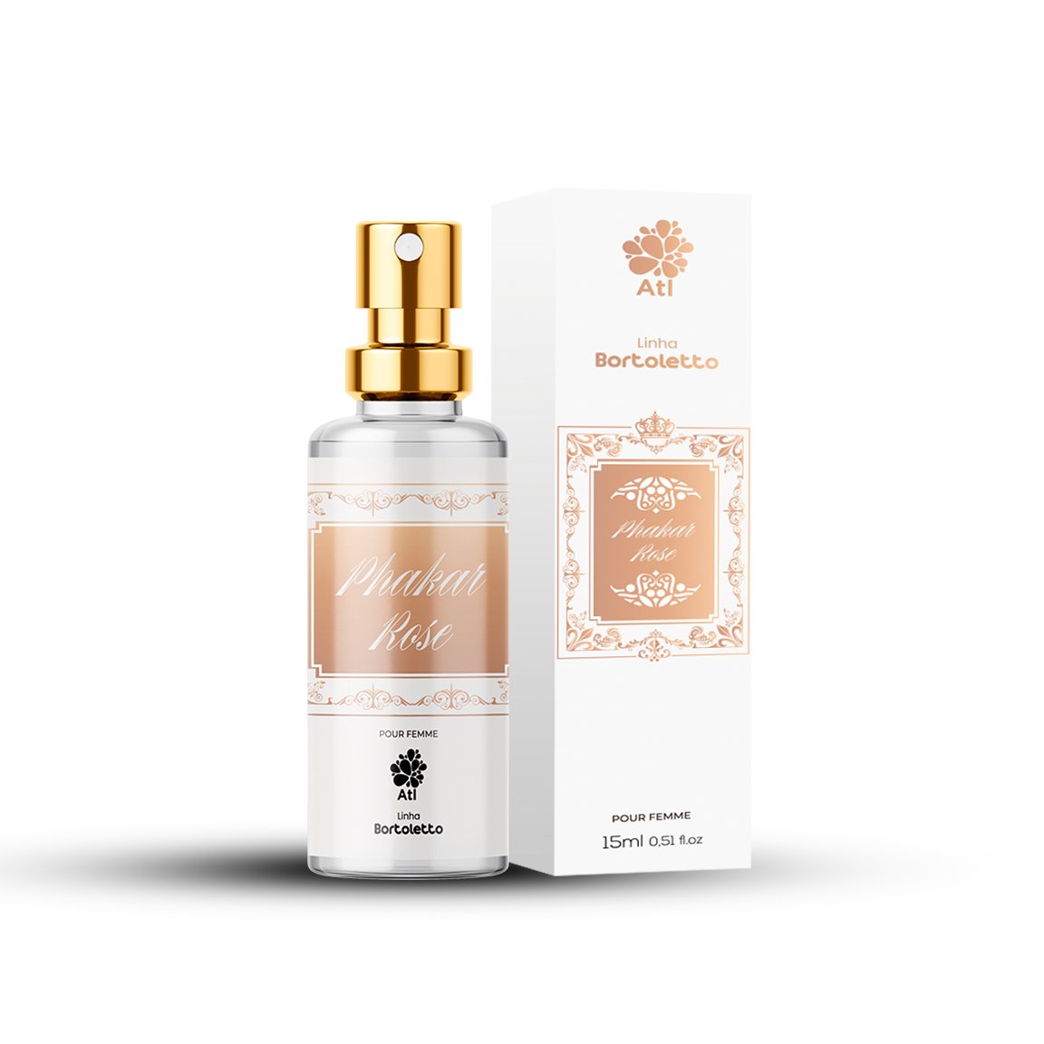 Bortoleto Fragrância Phakar Rose 15ml